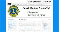 Desktop Screenshot of northdurbanlions.org.za